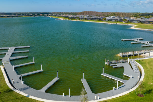 Wild Blue Estero Aerial Stock Photography_