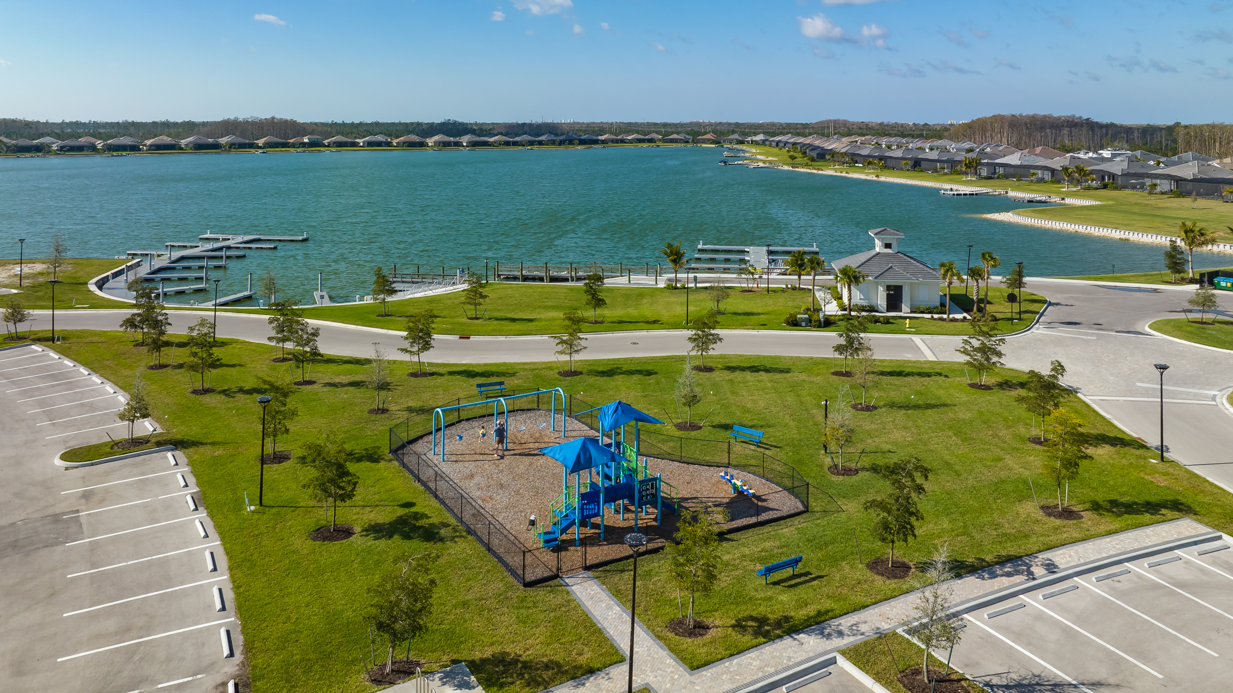 Wild Blue Estero Aerial Stock Photography_-7