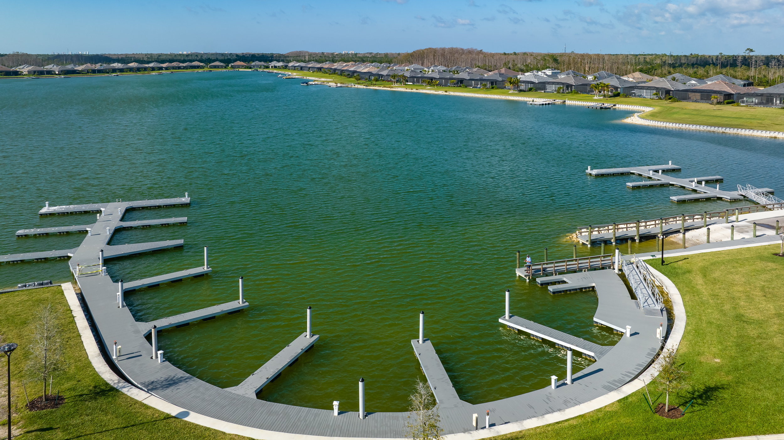 Wild Blue Estero Aerial Stock Photography_