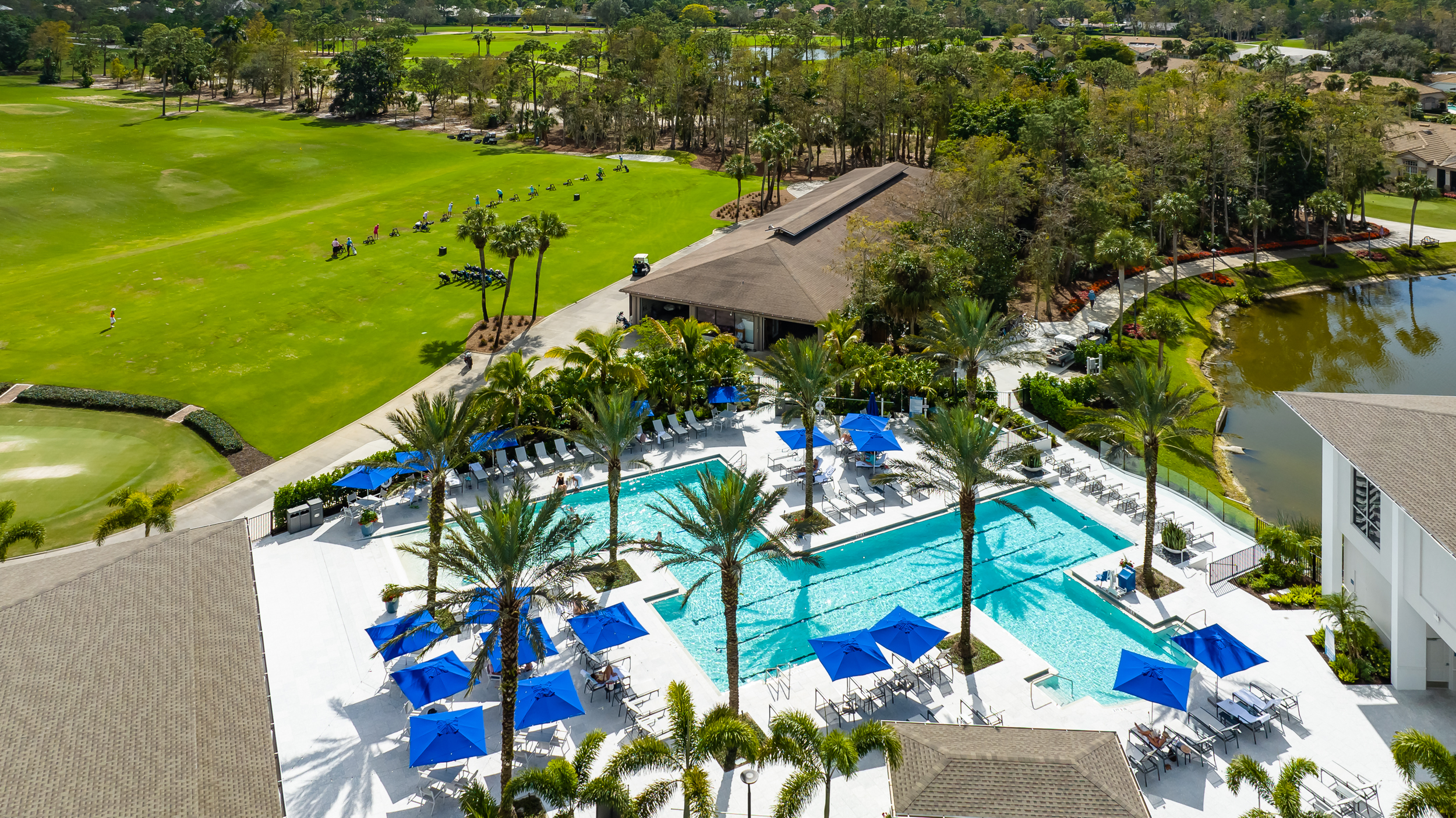 Wyndemere Naples Aerial Stock Photography_