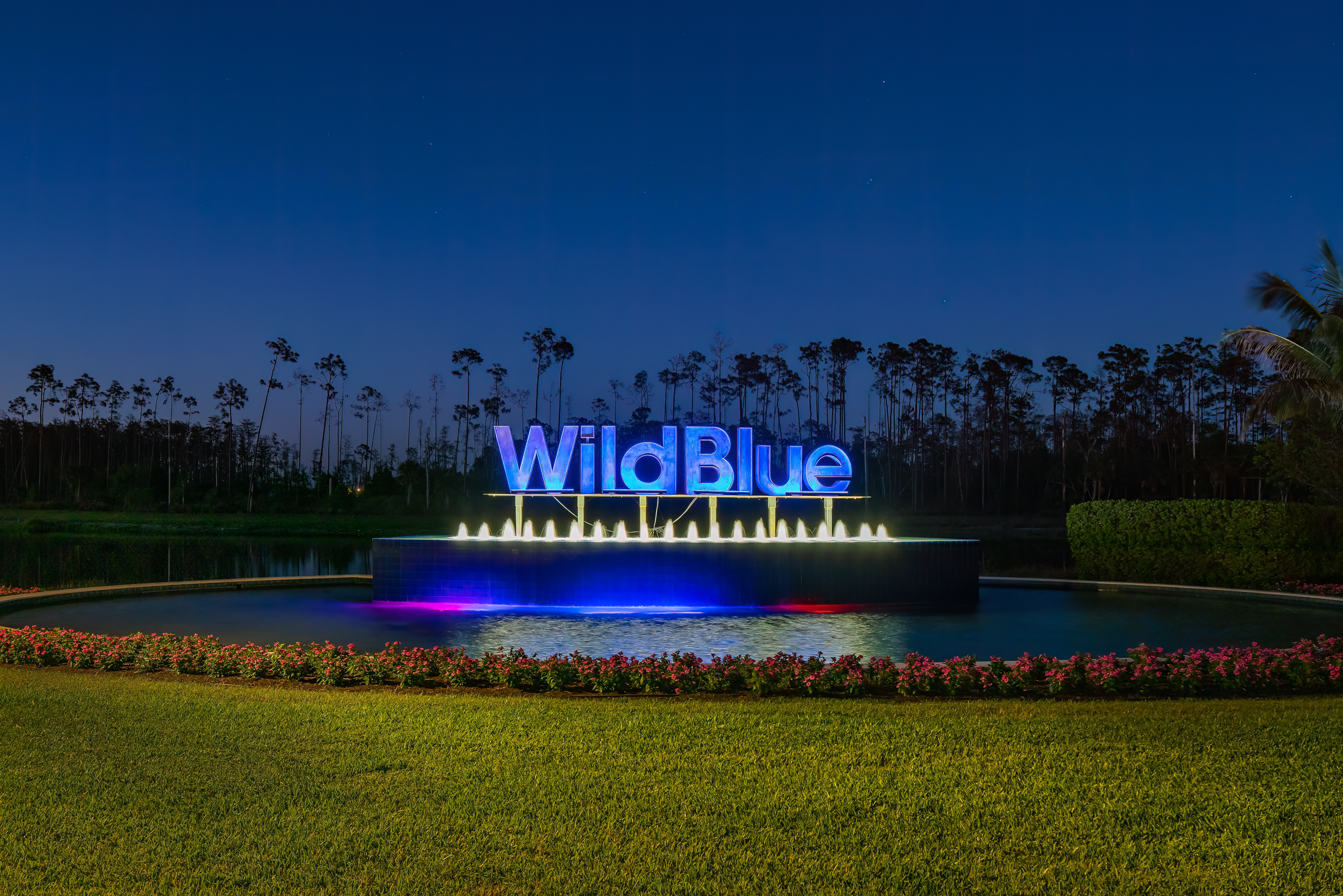 Wild Blue Estero Naples Stock Photography