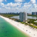 Park Shore South Naples Aerial Stock Photography