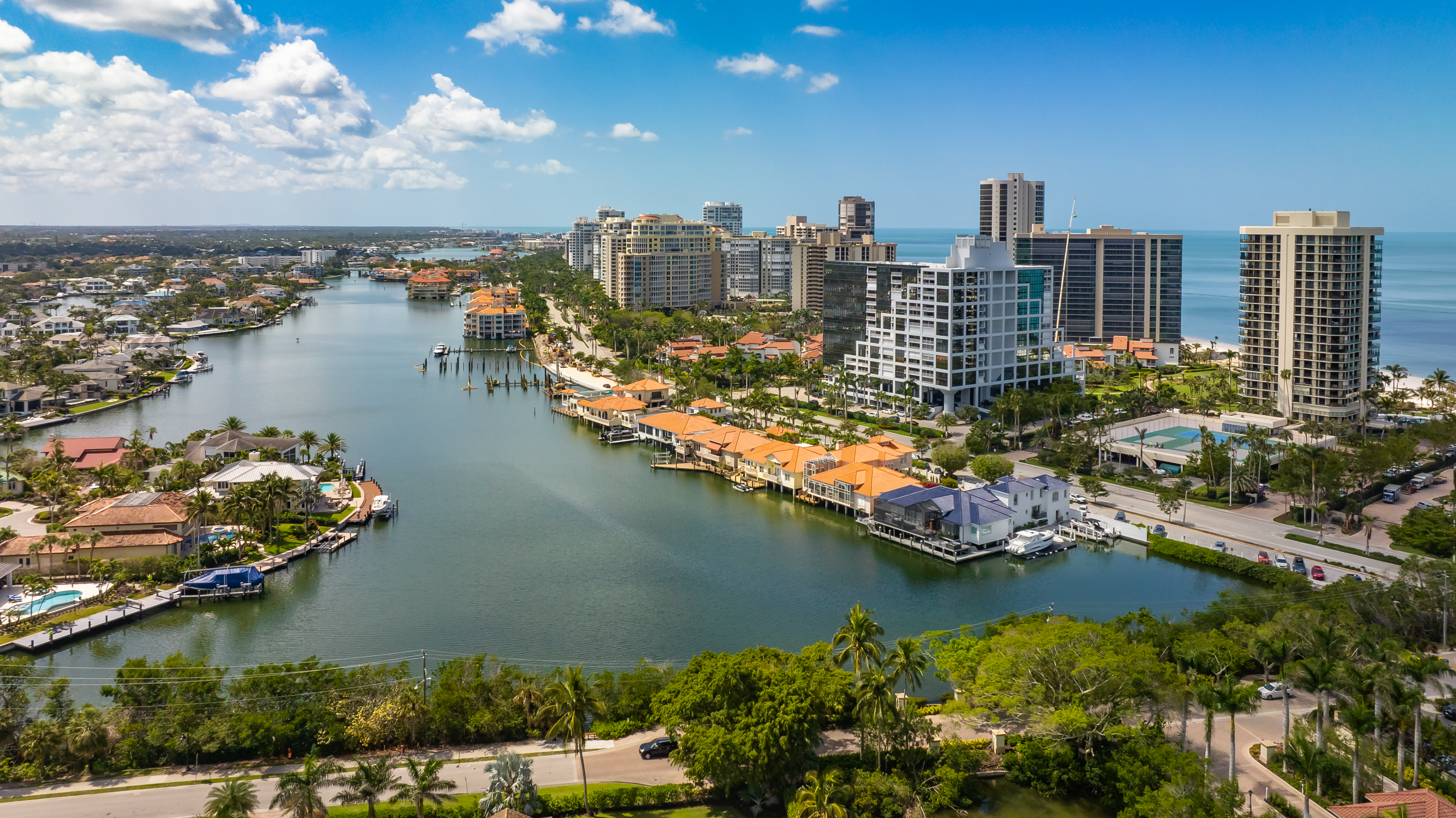 Park Shore South Naples Aerial Stock Photography-4