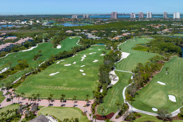 Bonita Bay Golf Aerial Stock Photography-3