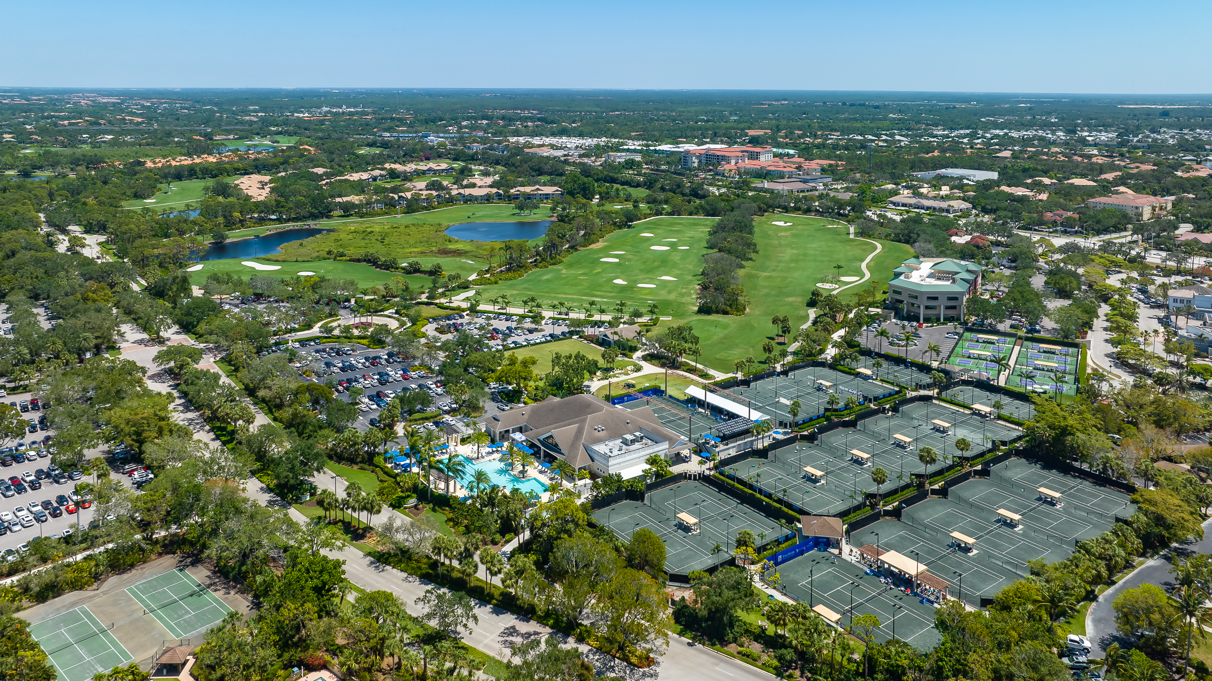 Bonita Bay Golf Aerial Stock Photography-4