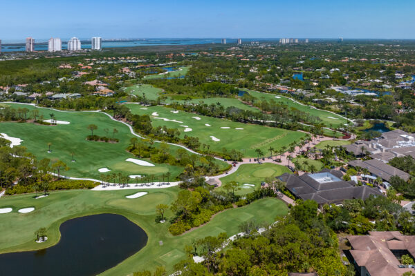 Bonita Bay Golf Aerial Stock Photography-5