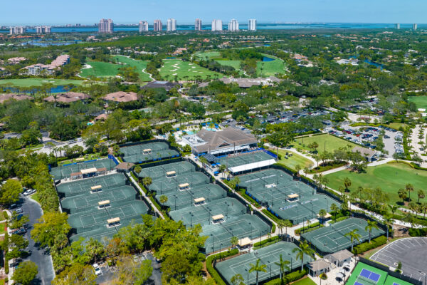 Bonita Bay Golf Aerial Stock Photography