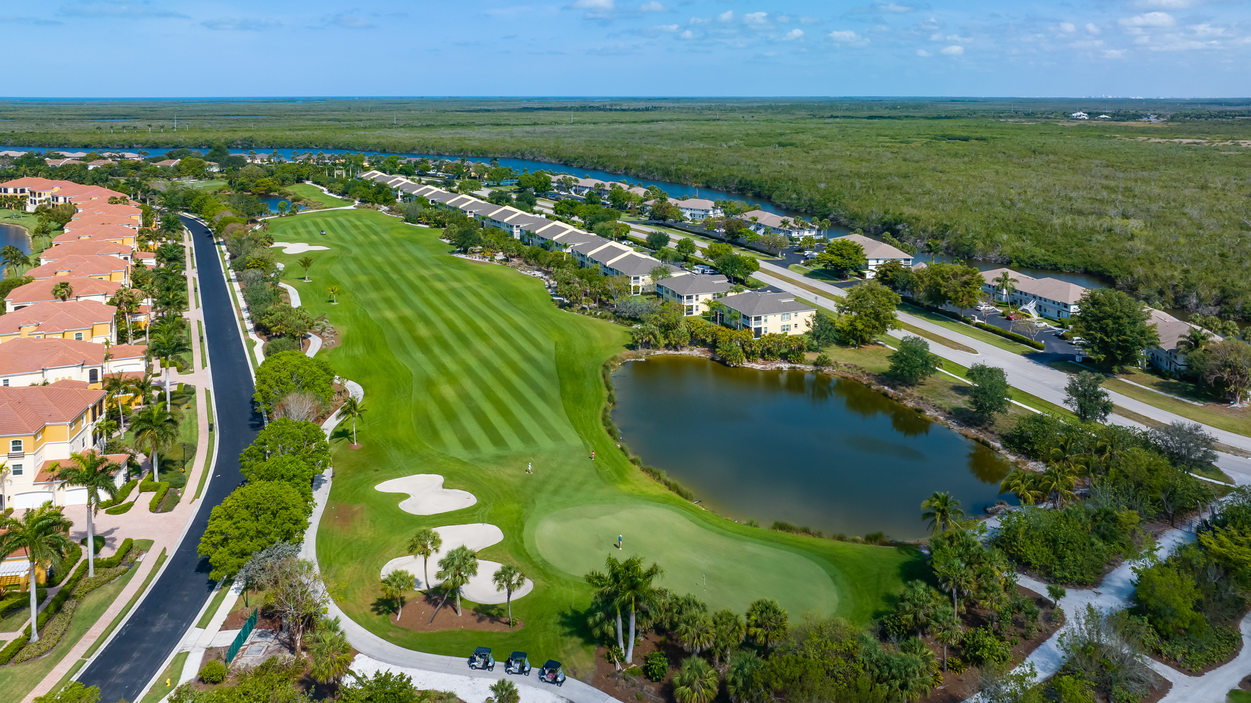 Hammock Bay Naples Aerial Stock Photography-4