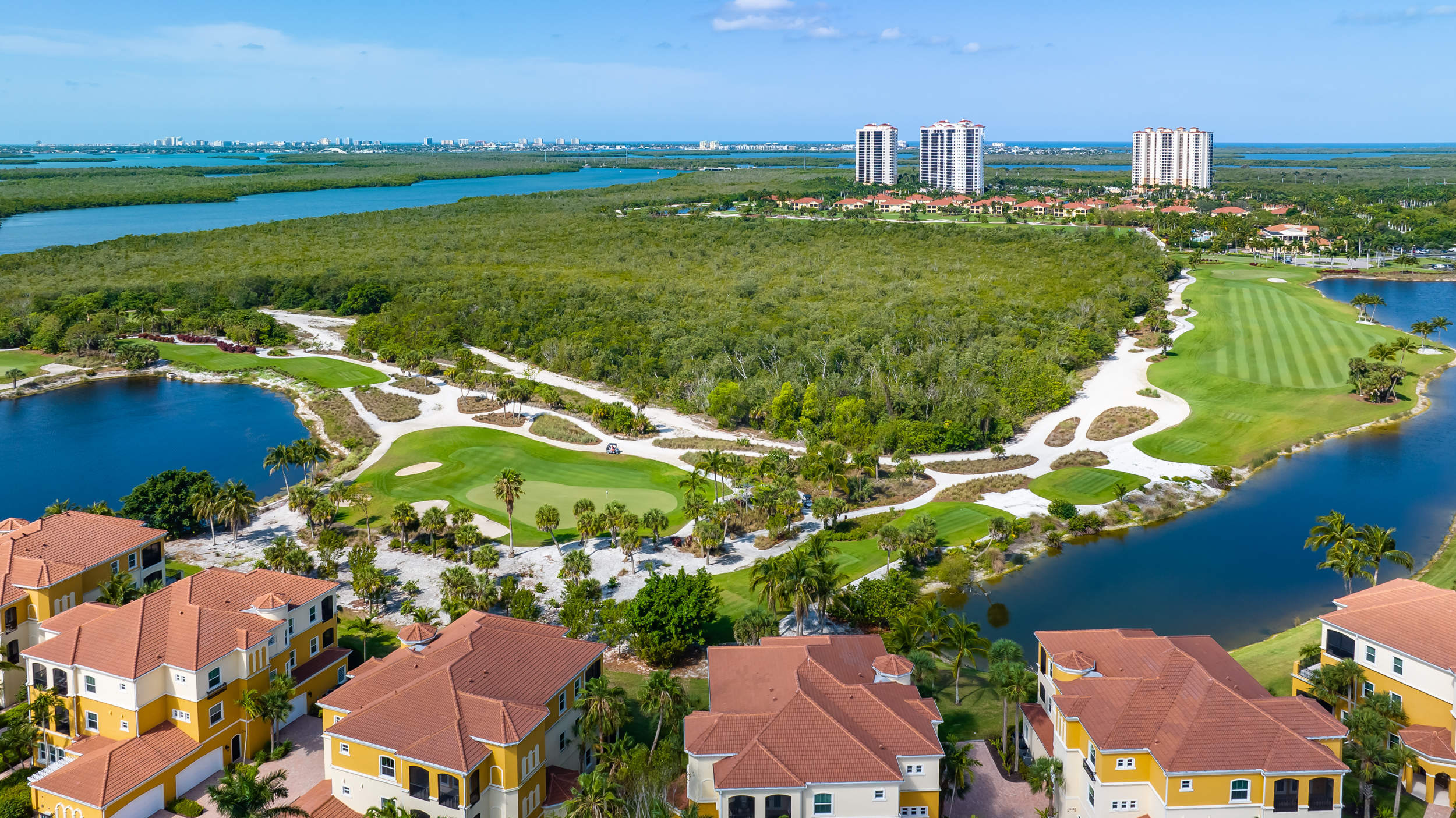 Hammock Bay Naples Aerial Stock Photography-5