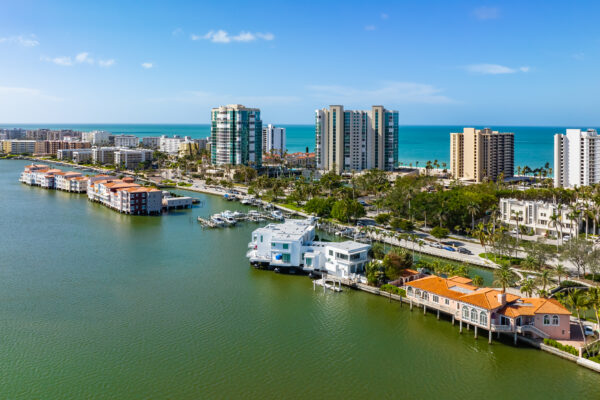 Park Shore Venetian Bay Naples Aerial Stock Photography-2