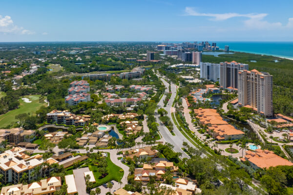 Pelican Bay Naples Aerial Stock Photography-2