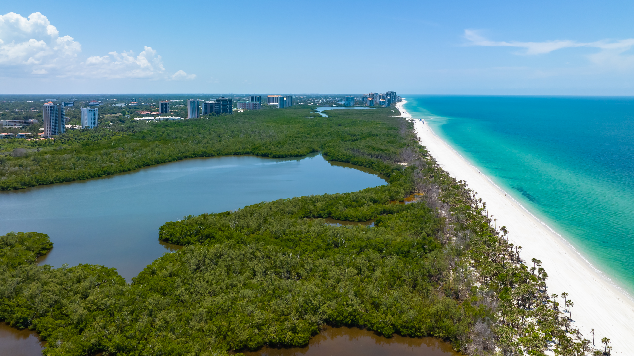 Pelican Bay Naples Aerial Stock Photography-7