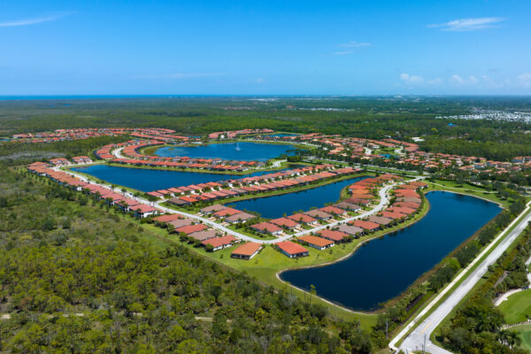 Artesia Naples Aerial Stock Photography
