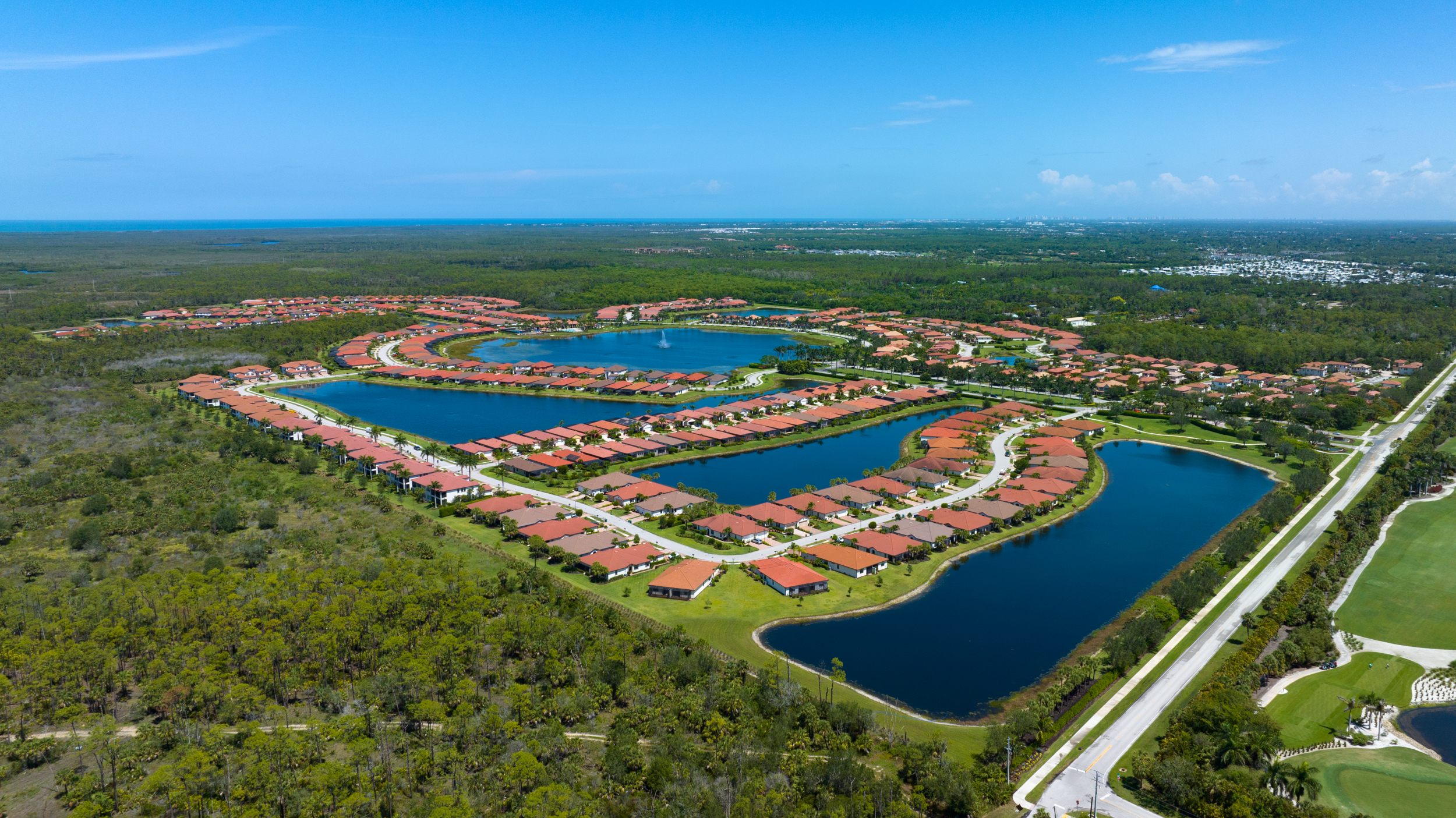 Artesia Naples Aerial Stock Photography