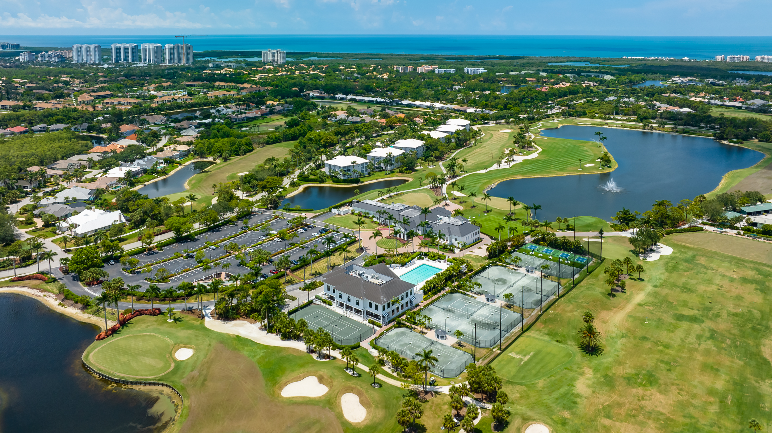 Audubon Golf Club Naples Aerial Stock Photography