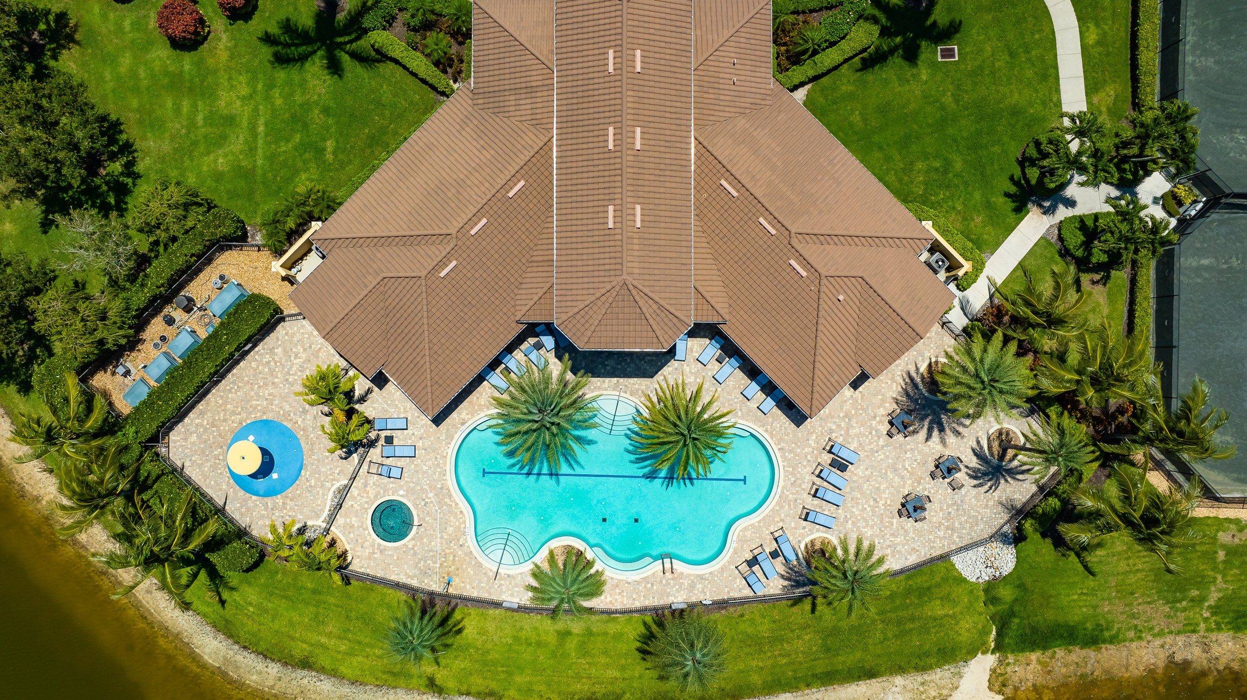 Bonita Lakes Aerial Stock Photography