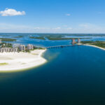 Ft Myers Beach Panoramic Aerial Stock Photography