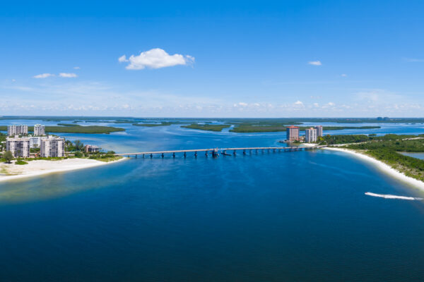 Ft Myers Beach Panoramic Aerial Stock Photography-2