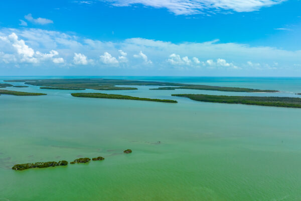 Marco Island Cape Romano Aerial Stock Photography
