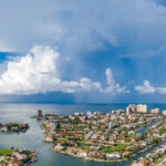 Marco Island Panoramic Aerial Stock Photography