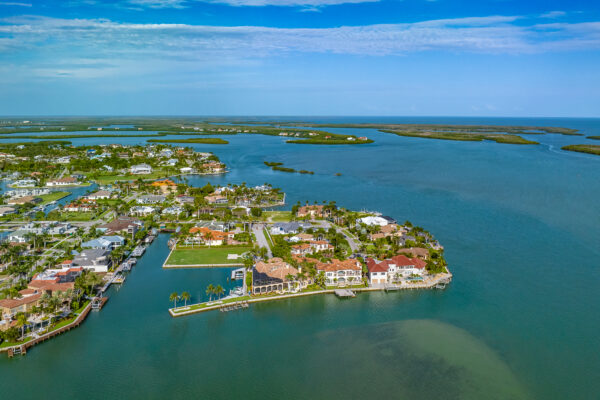 Marco Island South Aerial Stock Photography