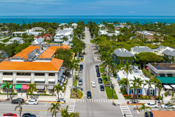 Third St South Naples Aerial Stock Photography-2