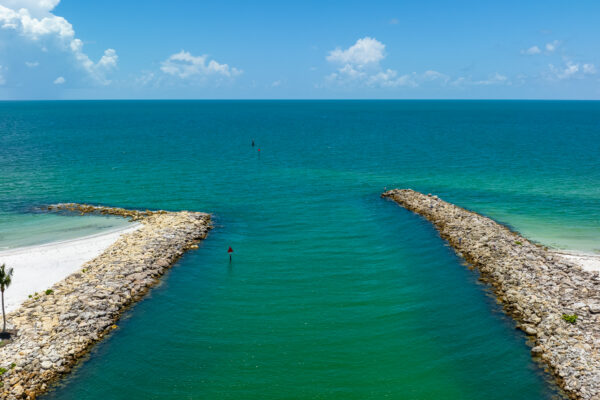 Doctors Pass Park Shore Naples Aerial Stock Photography