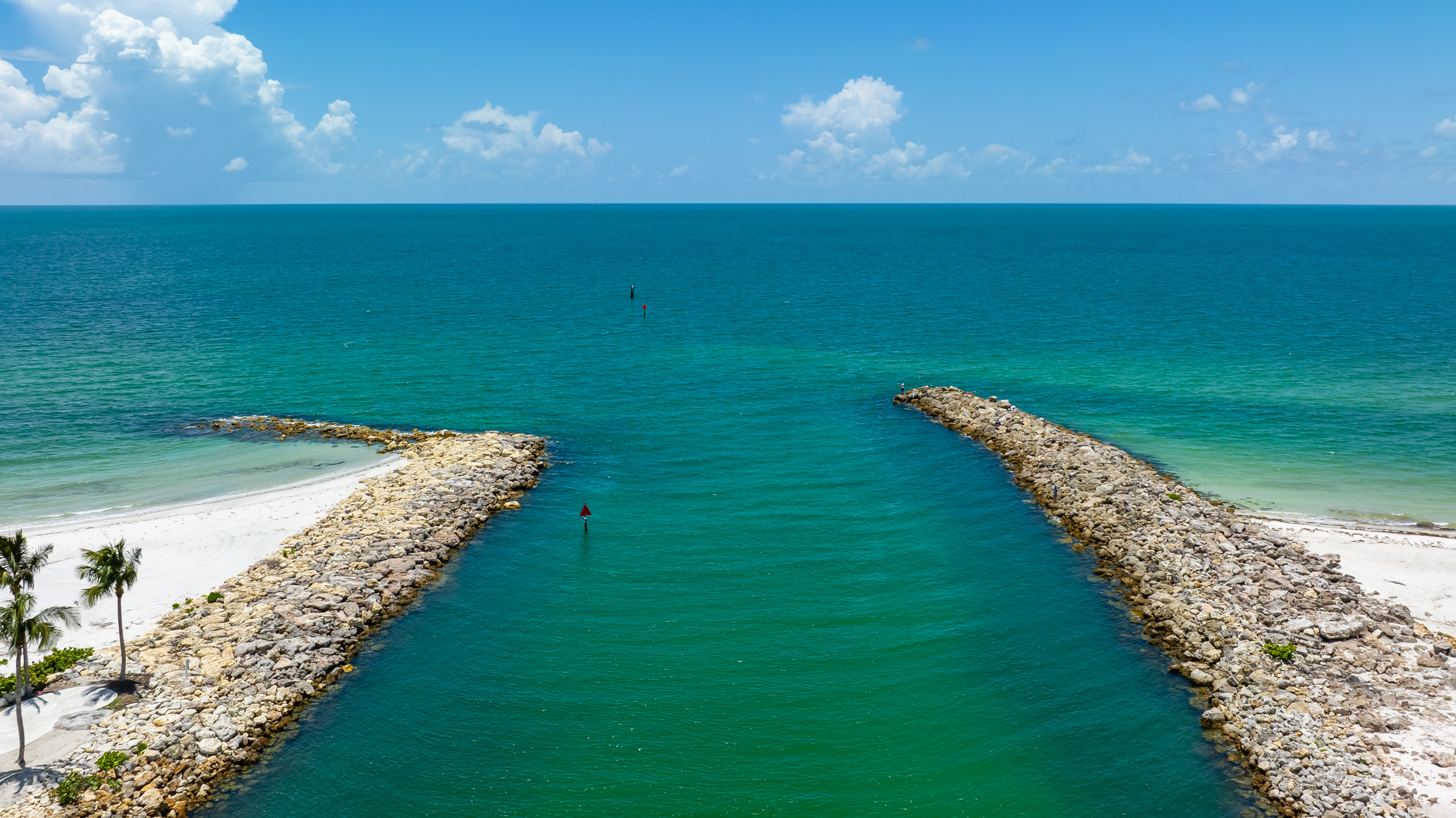 Doctors Pass Park Shore Naples Aerial Stock Photography