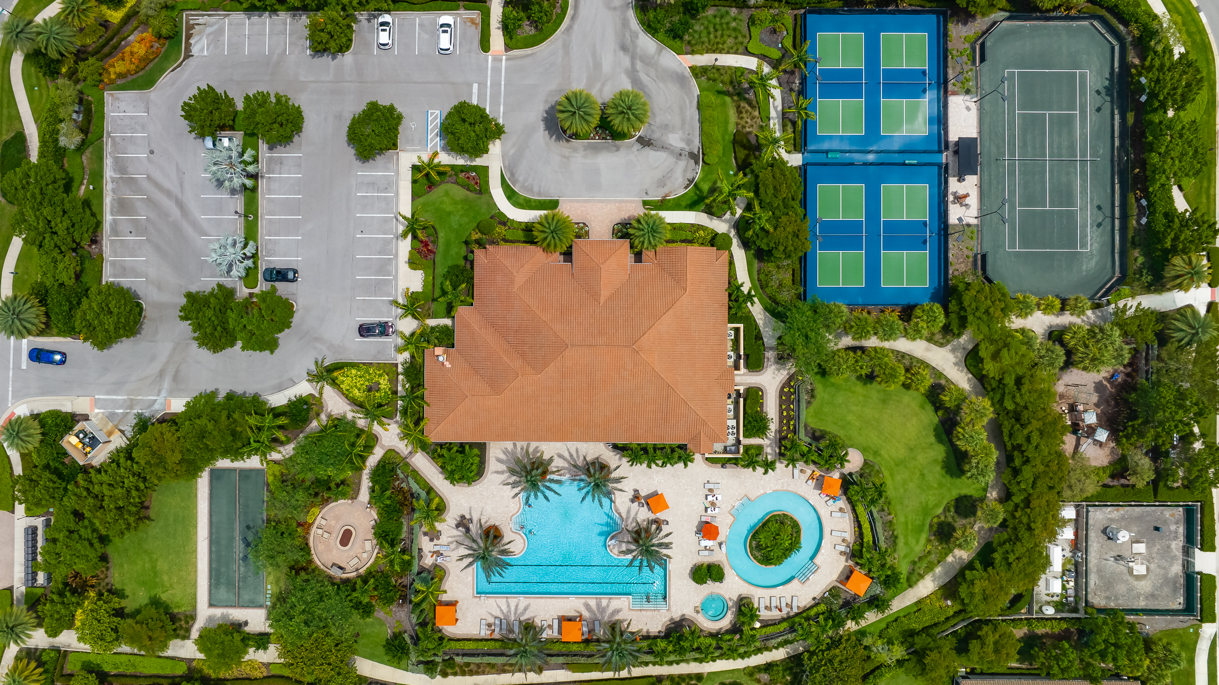 Esplanade Naples Aerial Stock Photography-3