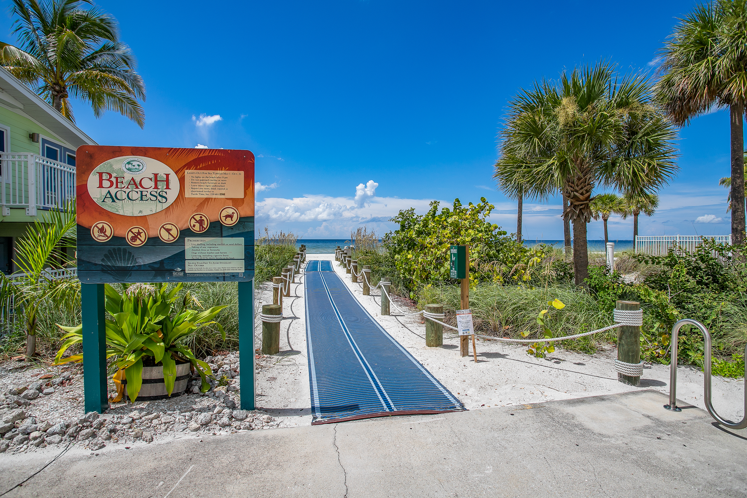 Fort Myers Beach Pre Ian Stock Photography