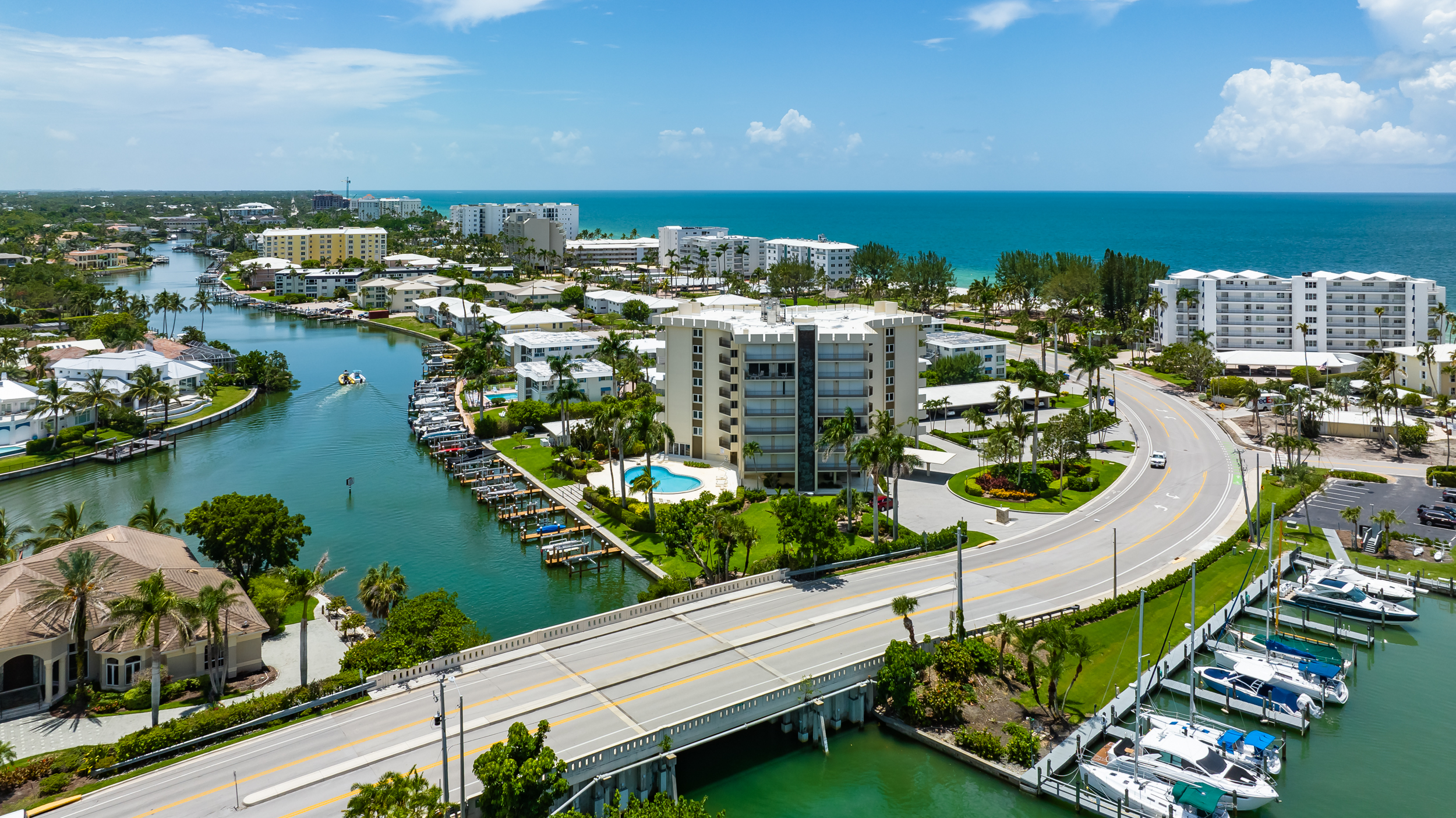 Moorings Park Shore Naples Aerial Stock Photography-2