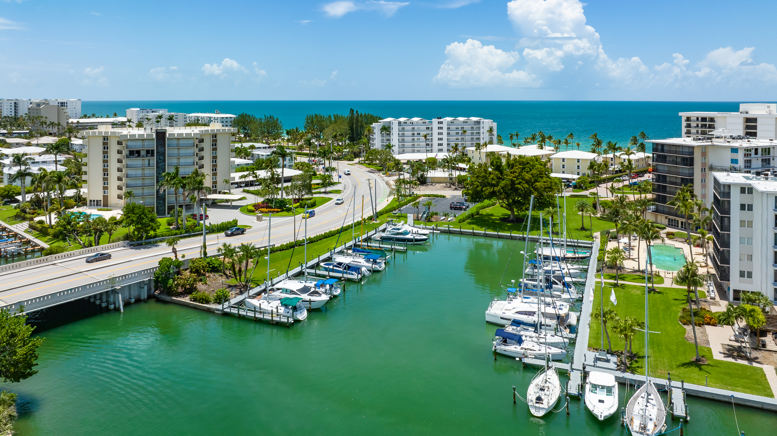Moorings Park Shore Naples Aerial Stock Photography