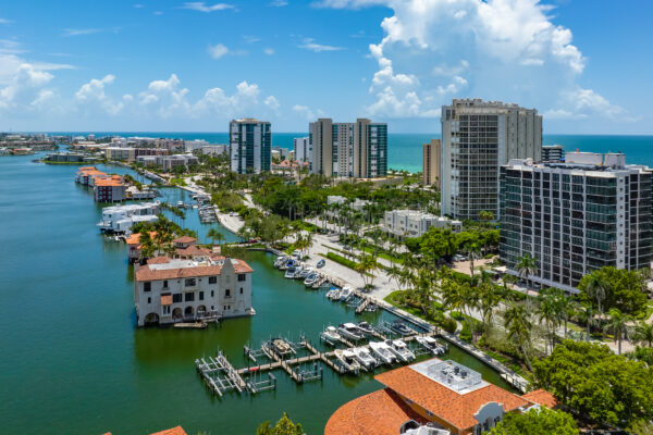 Park Shore Naples Aerial Stock Photography