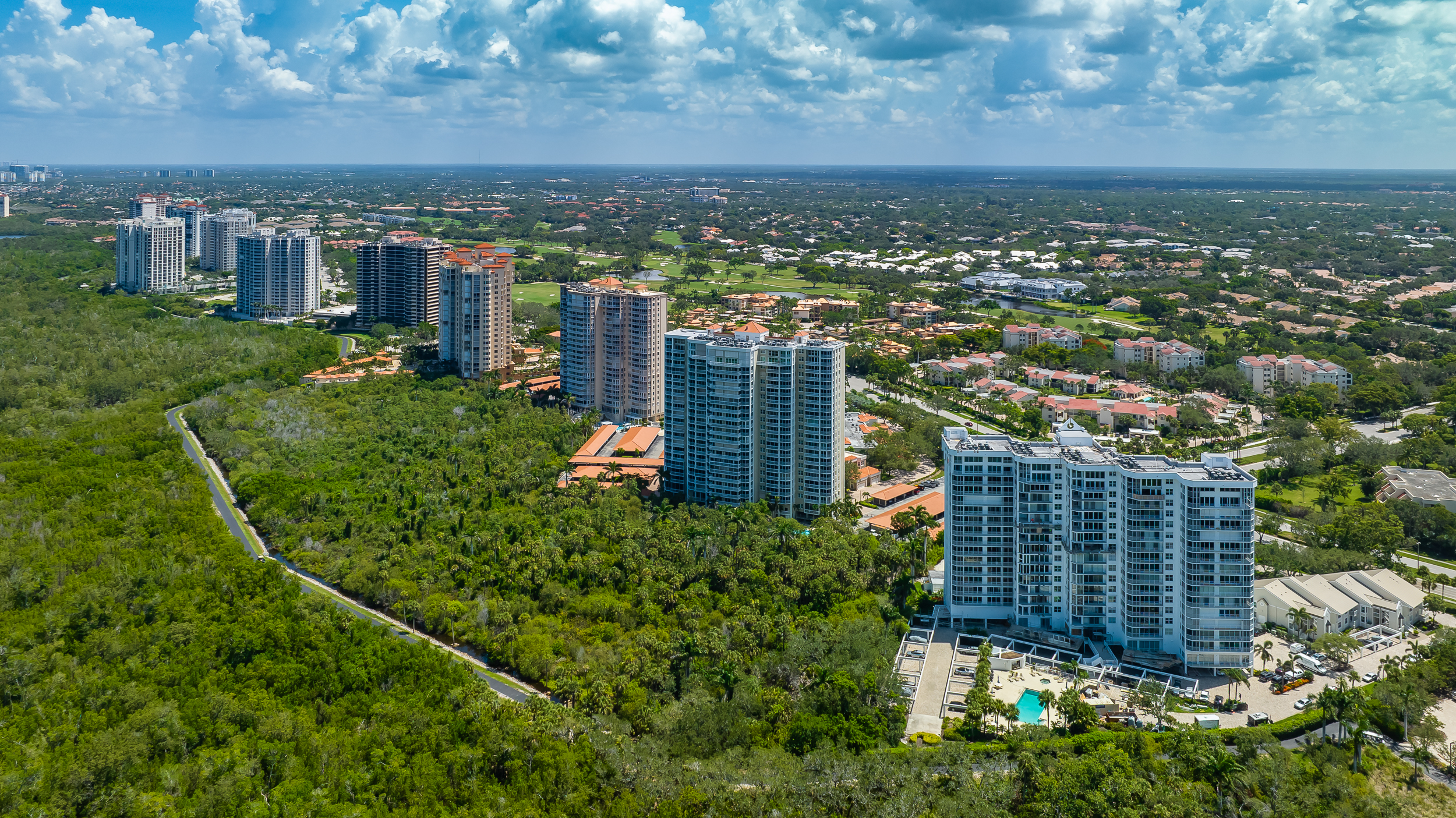 Pelican Bay Naples Aerial Stock Photography-5