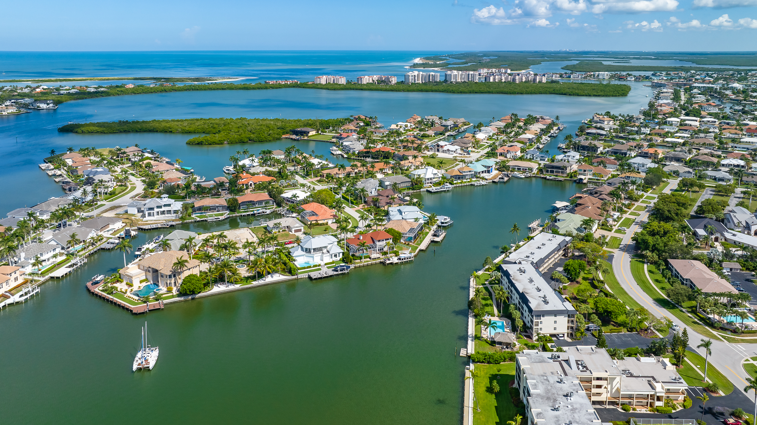 Marco Island Aerial Stock Photography