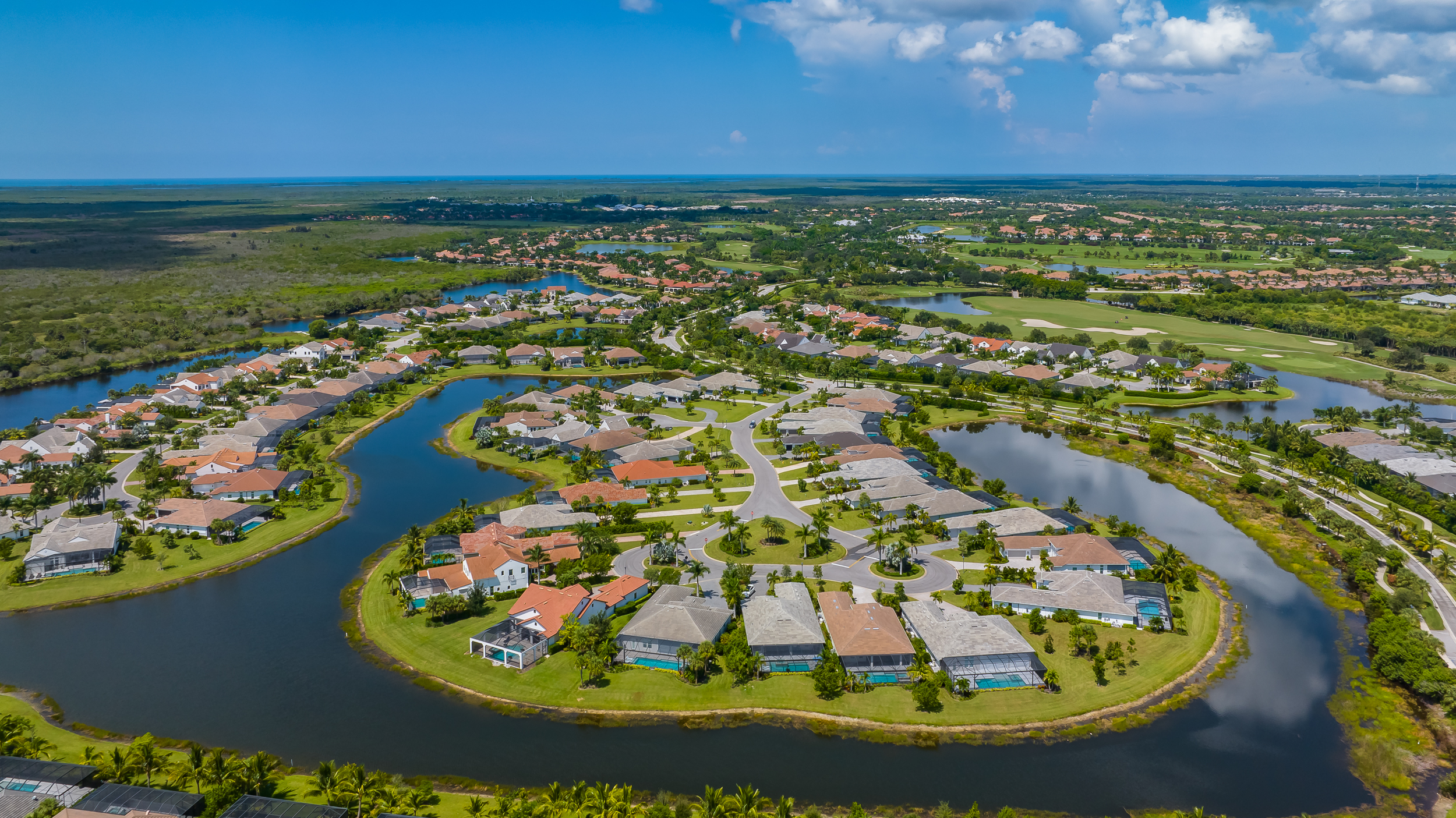 Fiddlers Creek Naples Aerial Stock Photography-7