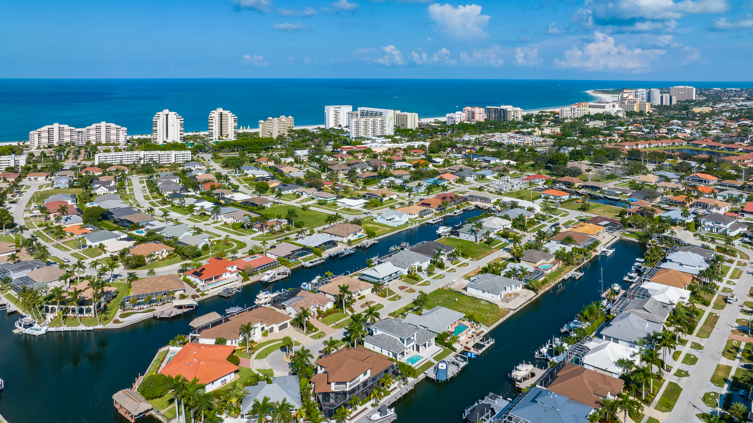 Marco Island South Aerial Stock Photography-2