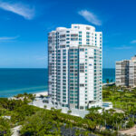 Park Shore High Rise Naples Aerial Stock Photography