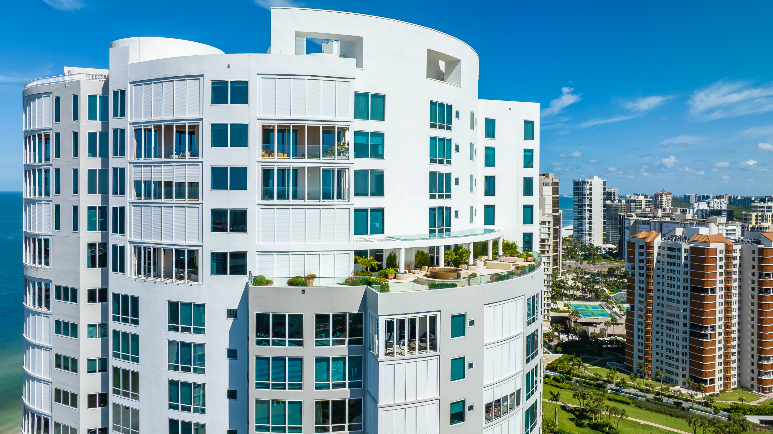 Park Shore Naples Aerial Stock Photography-5