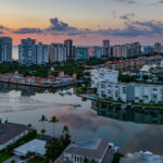 Park Shore Naples Sunset Aerial Stock Photography-2