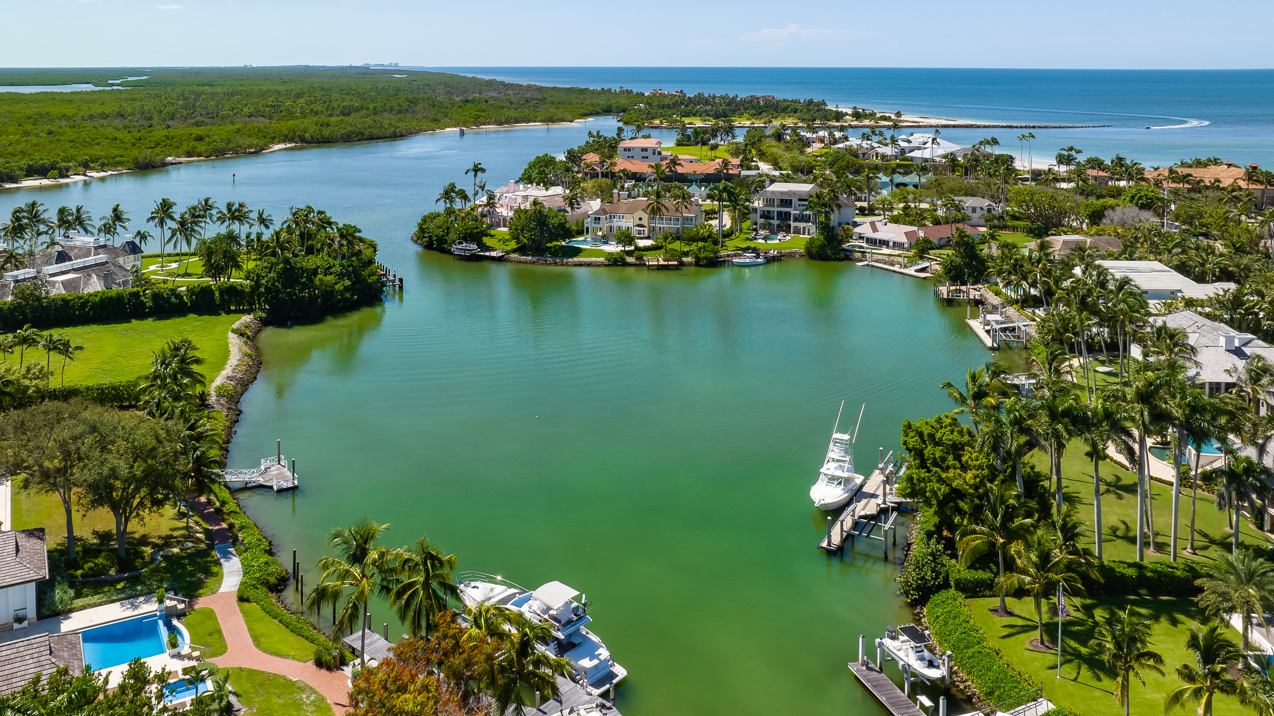 Port Royal Keewaydin Naples Aerial Stock Photography-11