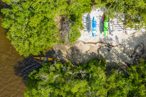 Naples Lifestyle Aerial Stock Photography_kayaking
