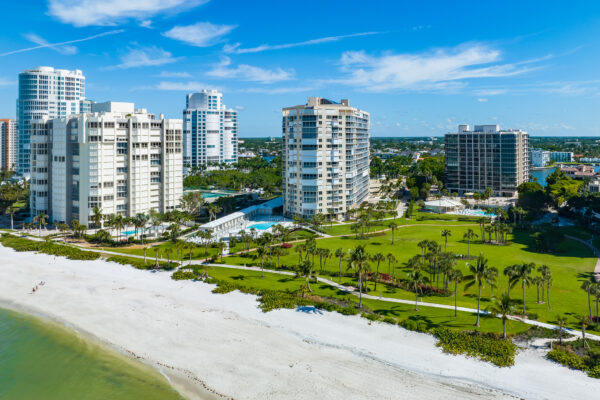 Park Shore Naples Beach Aerial Stock Photogrpahy-2