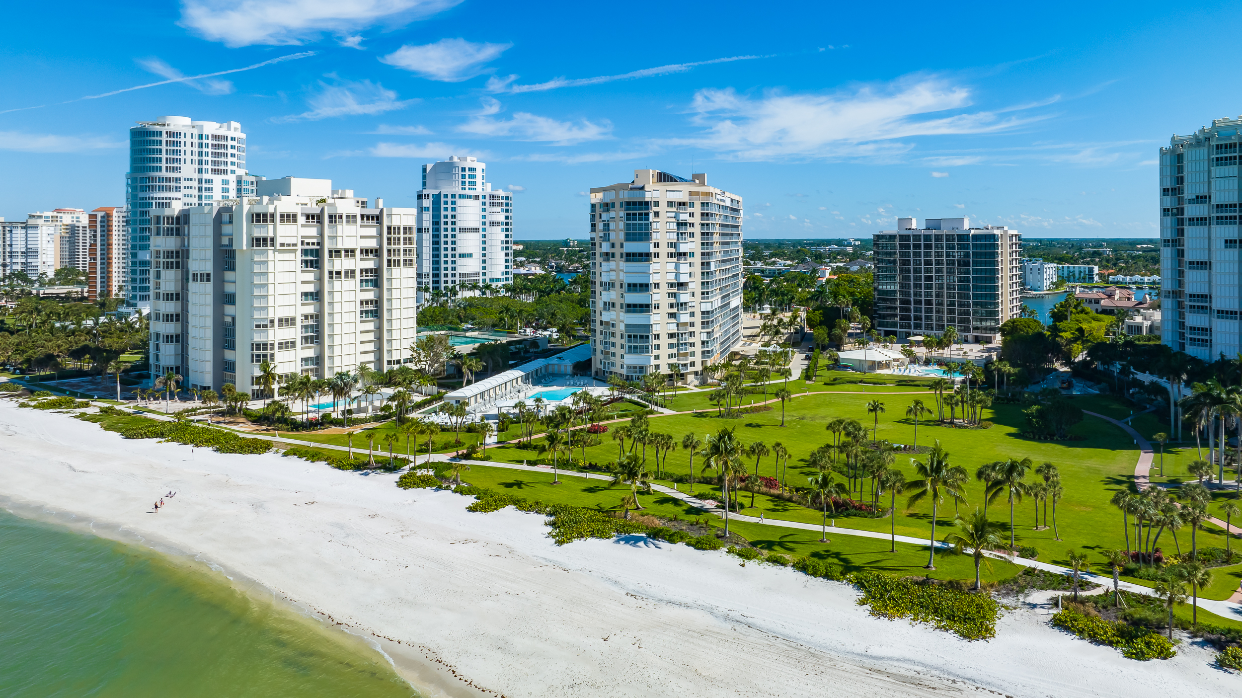Park Shore Naples Beach Aerial Stock Photogrpahy-2