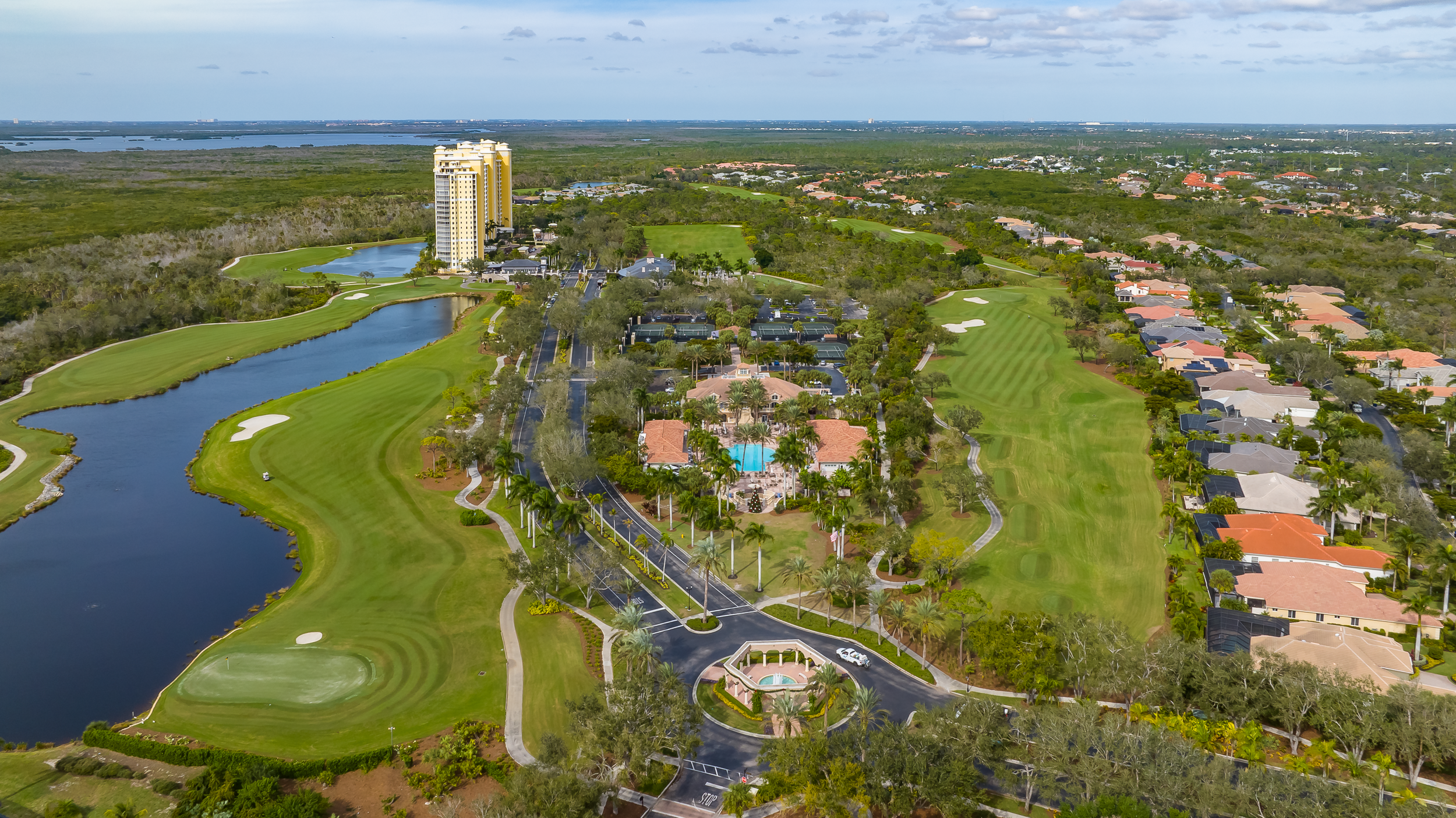 Bonita Bay Club Aerial Stock Photography-2