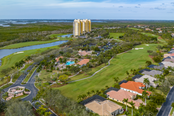 Bonita Bay Club Aerial Stock Photography