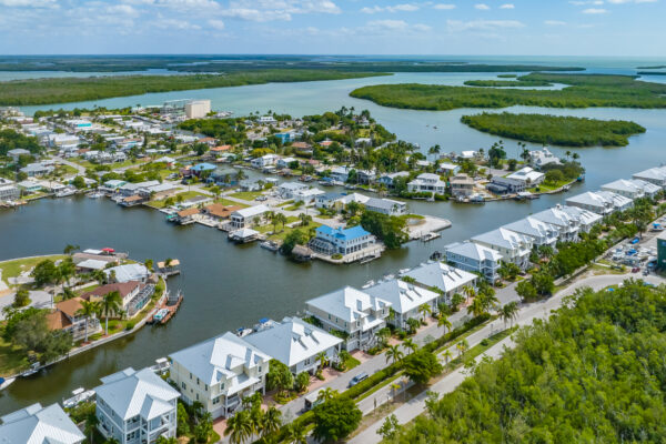 Goodland Naples Aerial Stock Photography