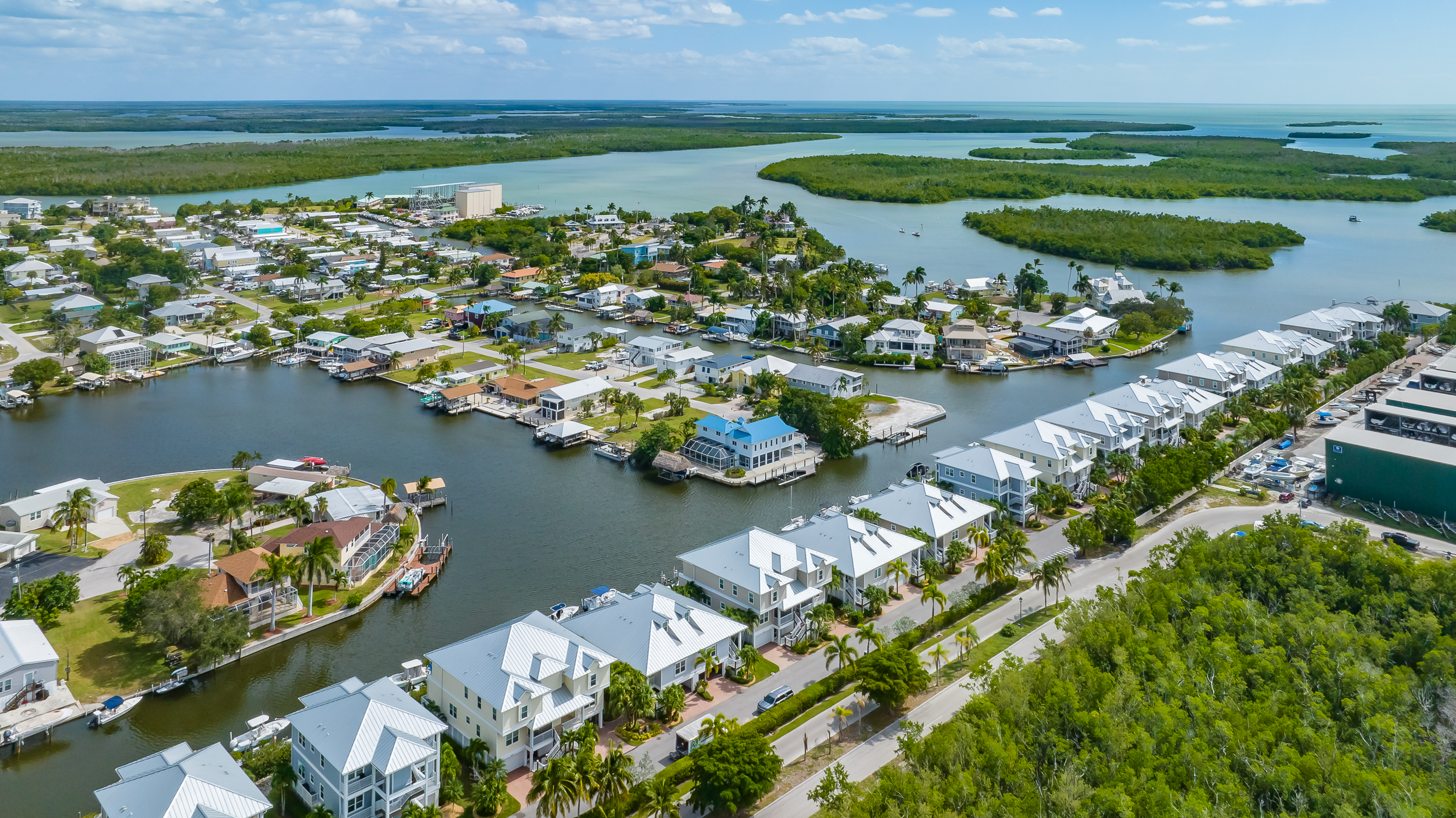 Goodland Naples Aerial Stock Photography
