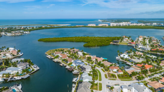 Marco Island North Aerial Stock Photography
