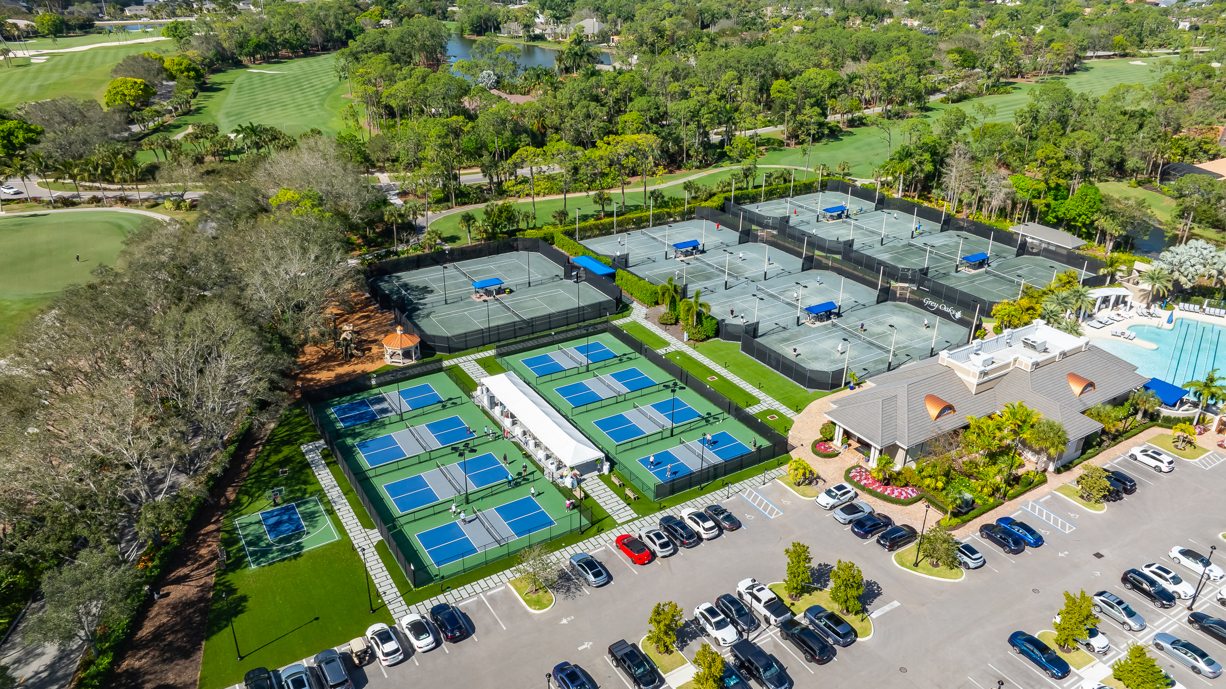 Grey Oaks Naples Aerial Stock Photography-2
